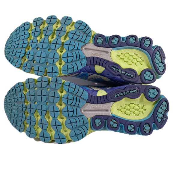New Balance 870 V3 Running Shoes Women 9.5 B Blue Gray Yellow Athletic W870WB3 - Picture 11 of 16